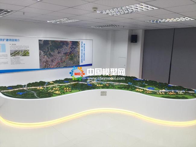 高速公路立體改擴(kuò)建沙盤模型